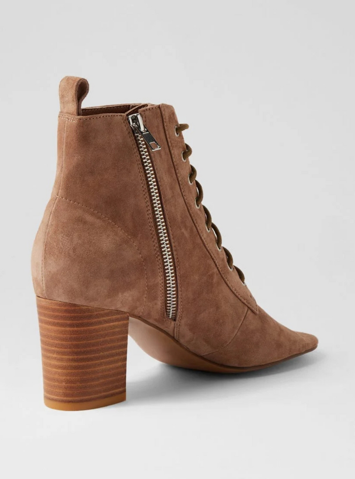 Cista Suede Sandals - Light Choc