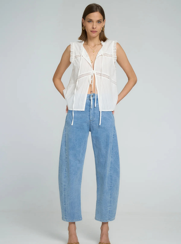 Jupiter Lace Top - White