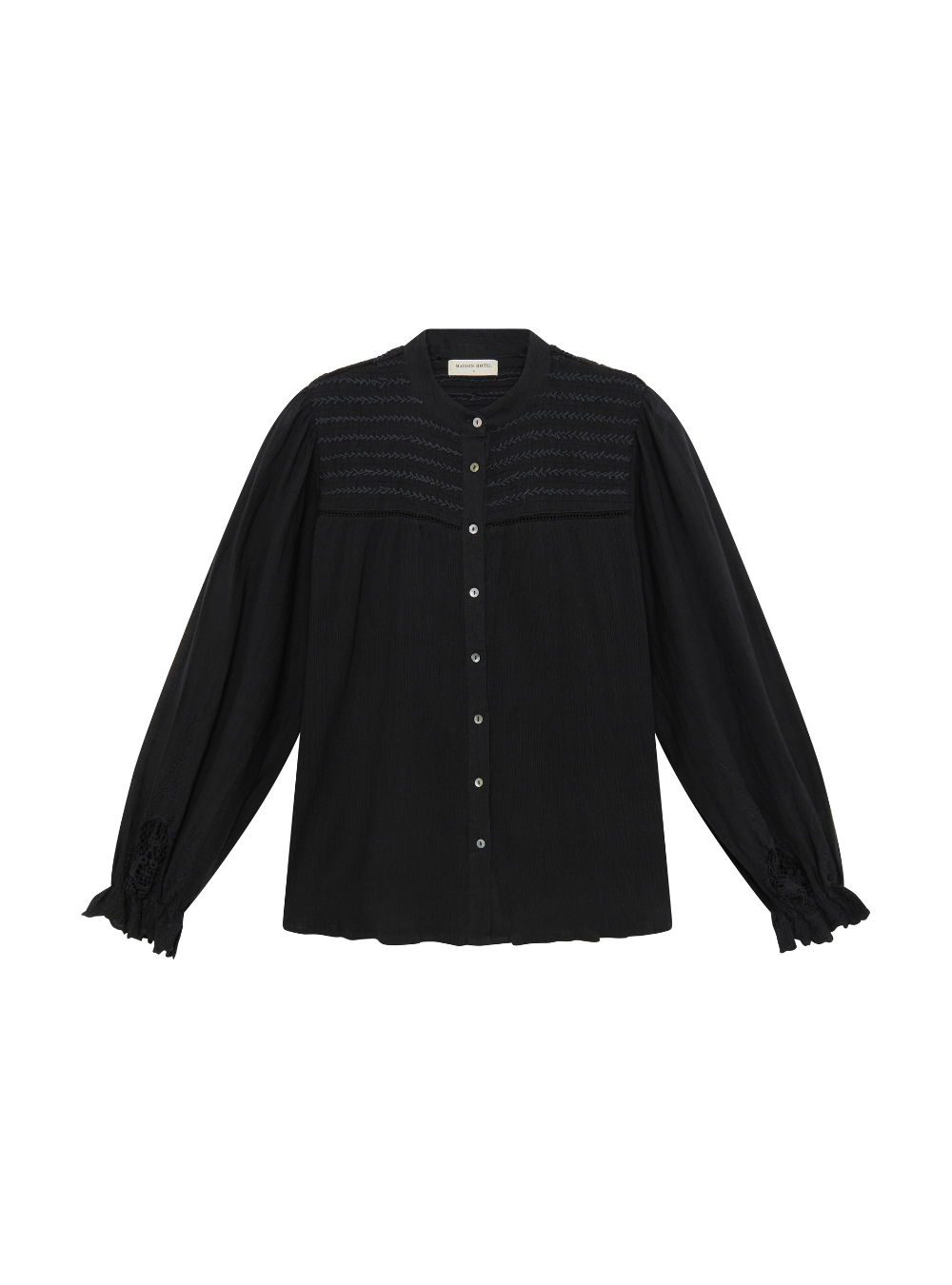 Evening Bliss Victorine Blouse - Notte