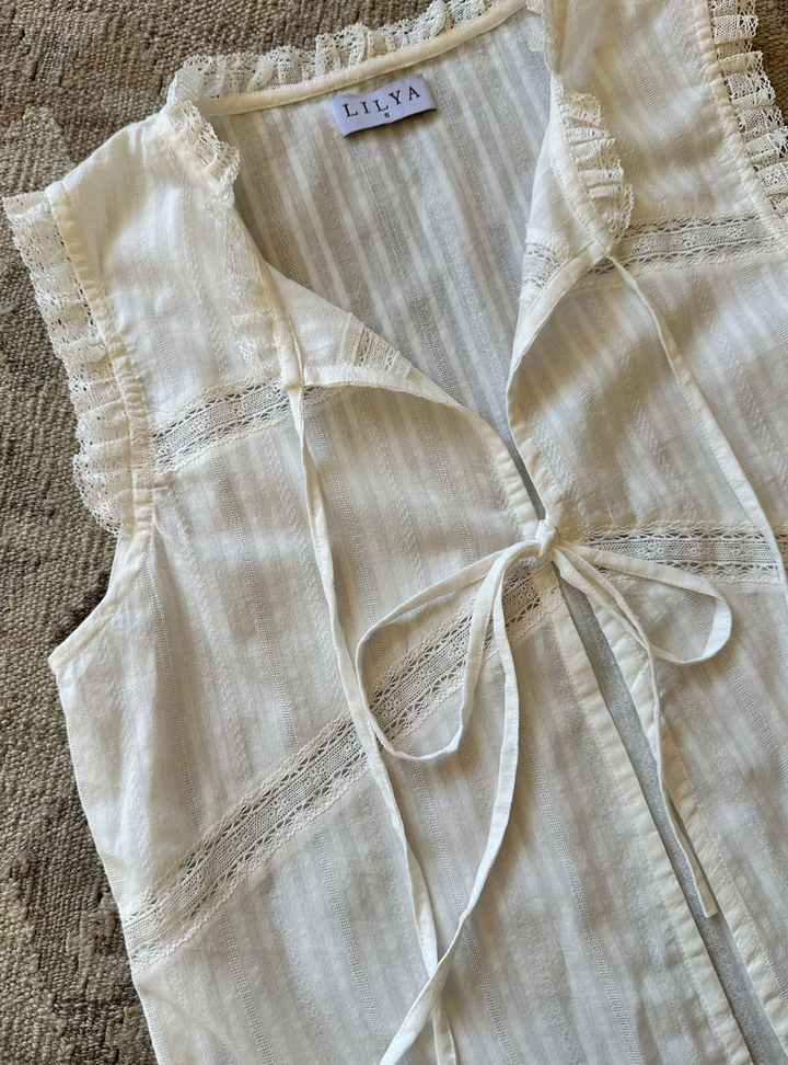 Jupiter Lace Top - White