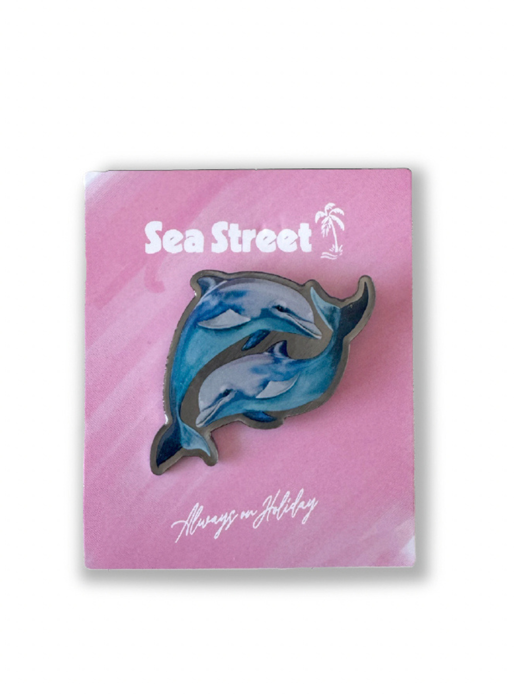 Yin Yang Dolphin Enamel Pin