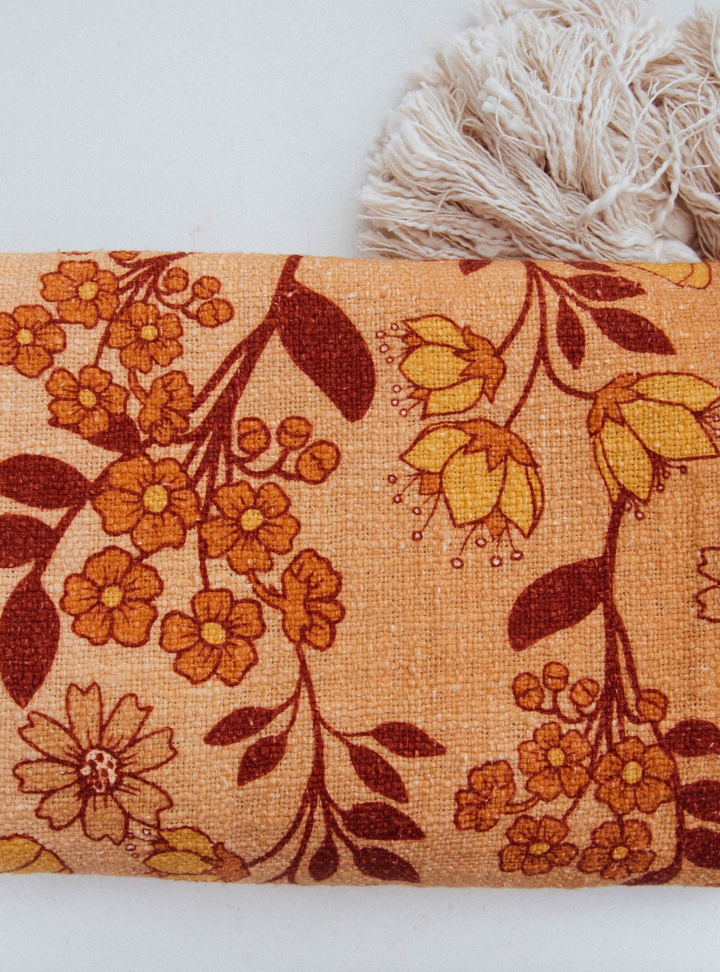 Enchanted 70's Throw Rug - Retro Mustard