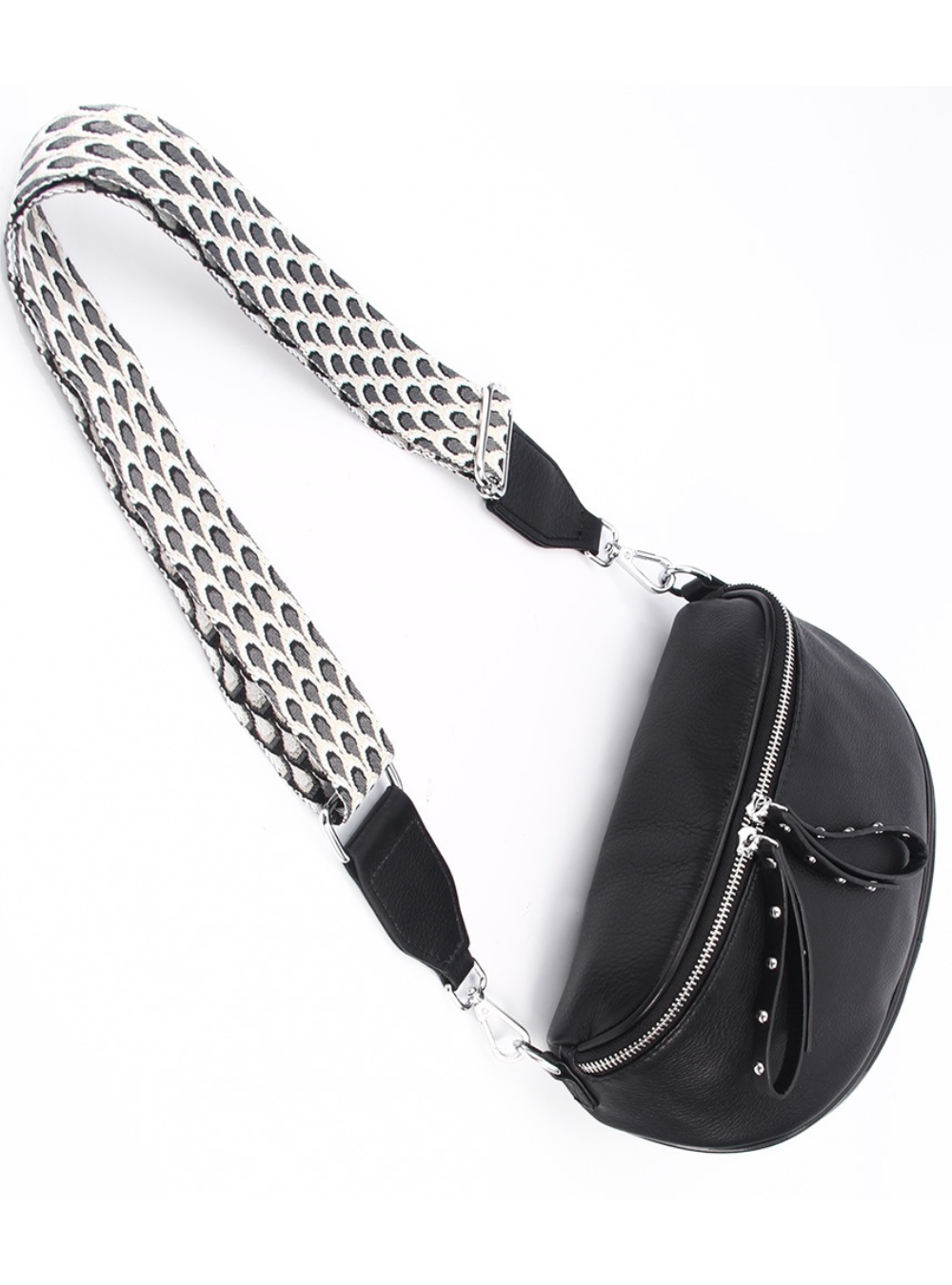Obsessed Bag - Black/Silver