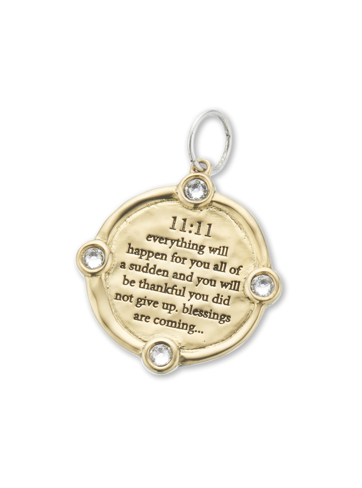 11:11 Blessings are Coming Charm