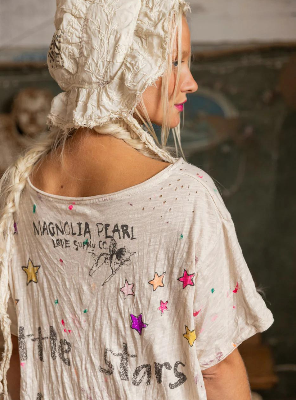 Magnolia Pearl Little Stars Of You Tee 2151 - Moonlight