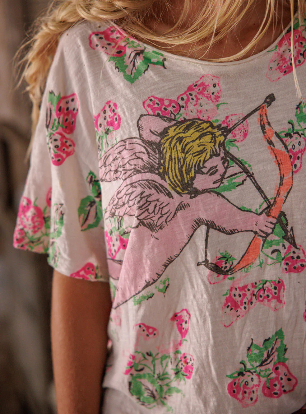 Magnolia Pearl Berry Little Archer Tee 2552 - Wild Strawberries