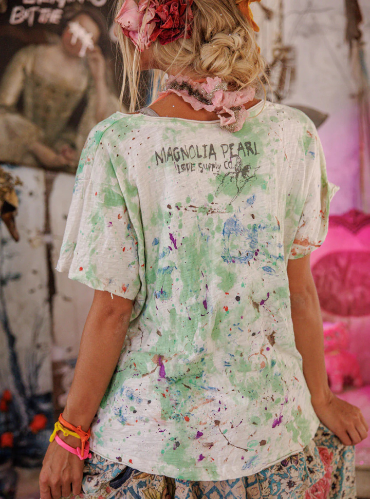 Magnolia Pearl Floral Songbird Art Class Tee 2567 - True