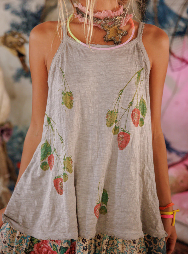 Magnolia Pearl Strawberry Lana Tank 426 - Pebble