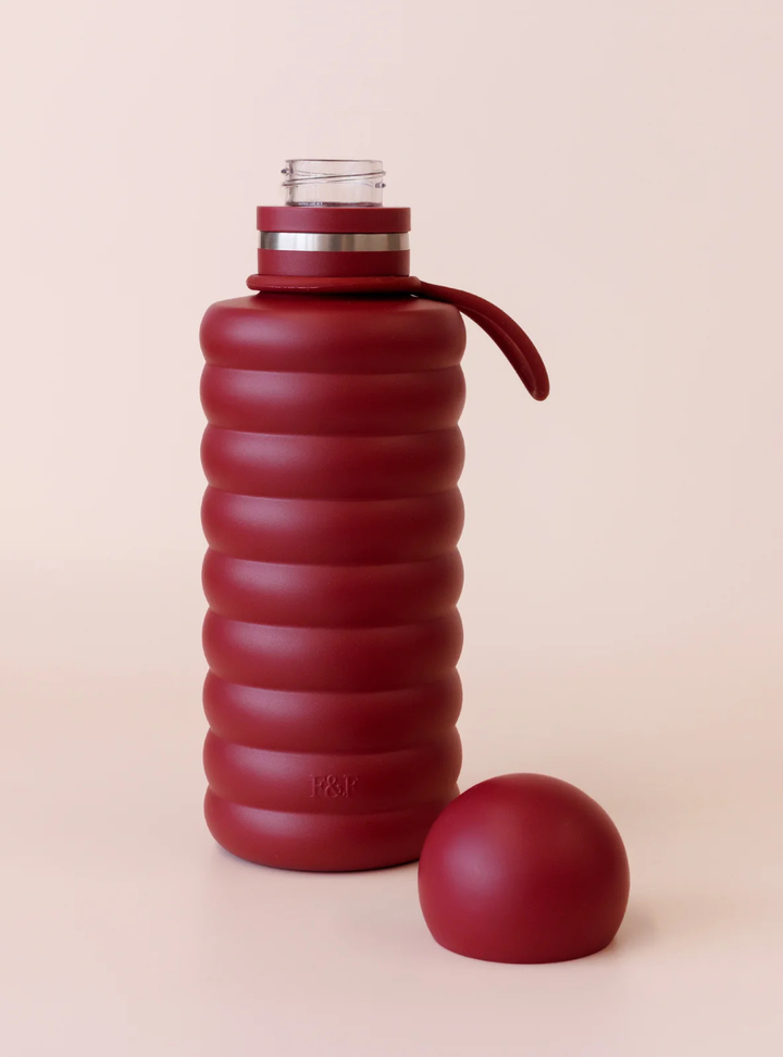 The Bubble Reusable Water Bottle 700ml - Cherry