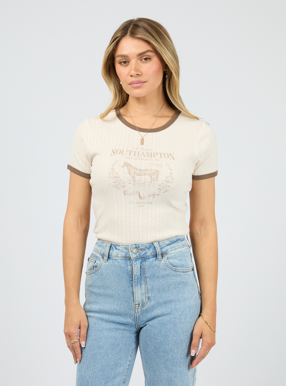 Southhampton Baby Tee - Vanilla