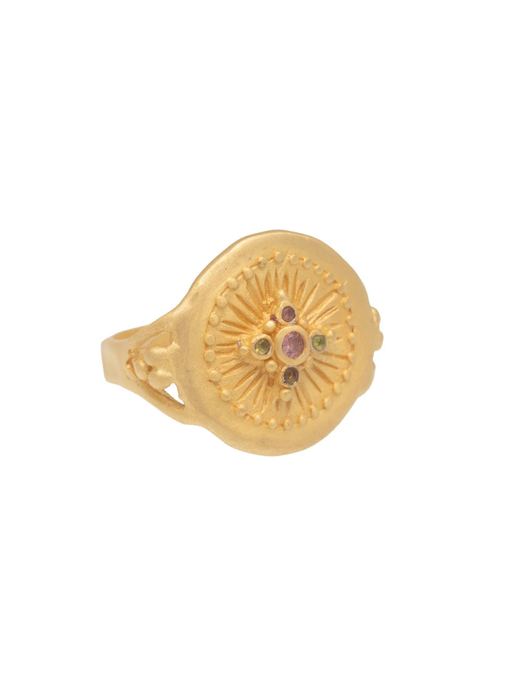 Haveli Ring - Multi Tourmaline