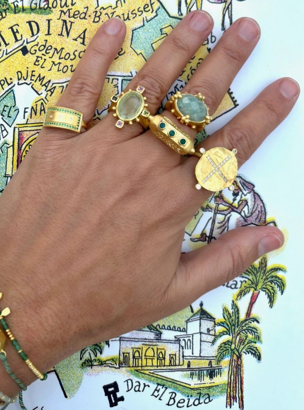 Cross Ring - Cubic Zirconia