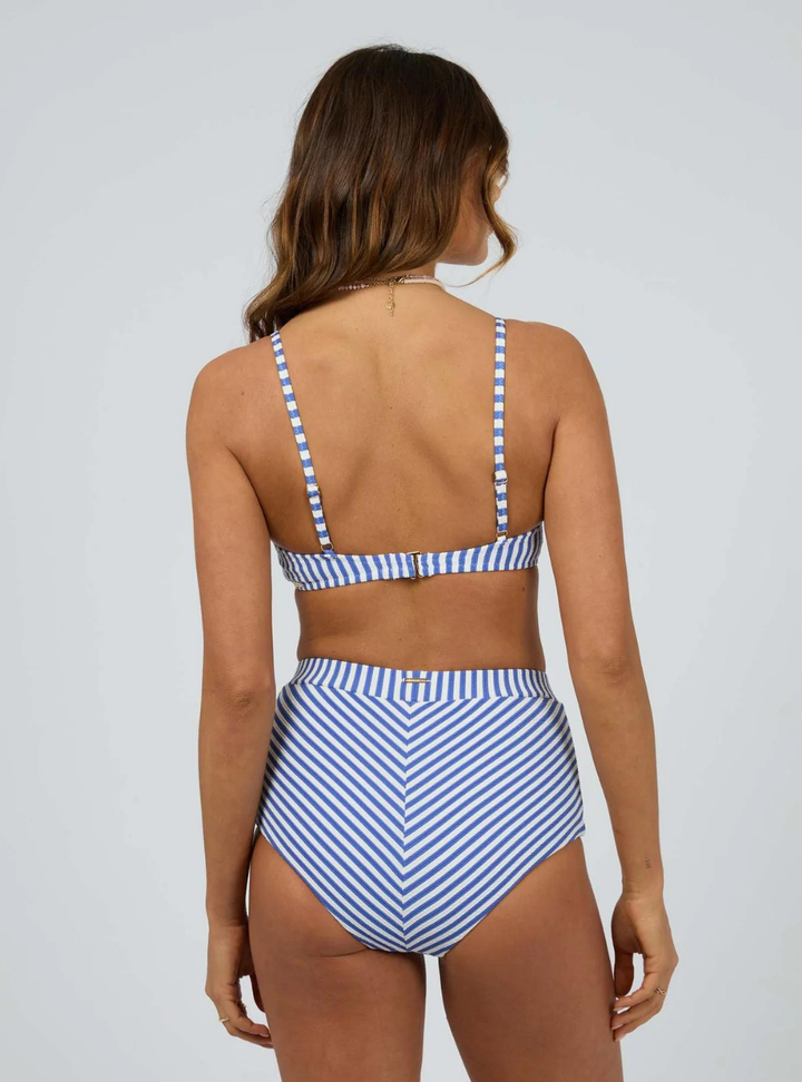 Amore Stripe Bandeau - White