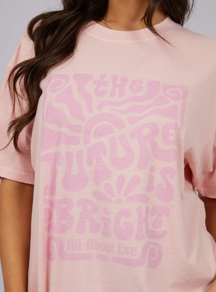 Future Is Bright Tee - Pink