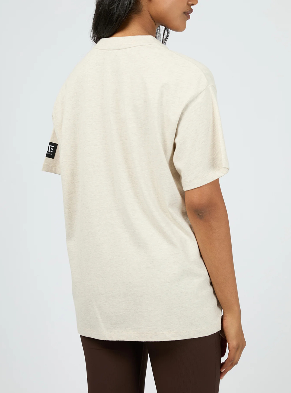 AAE Tonal Oversized Tee - Oat