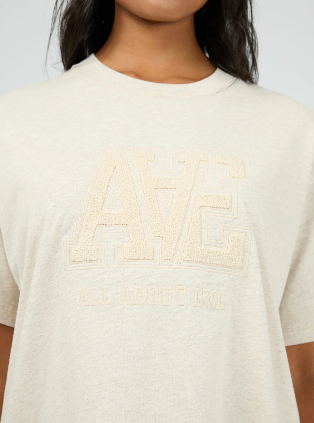 AAE Tonal Oversized Tee - Oat