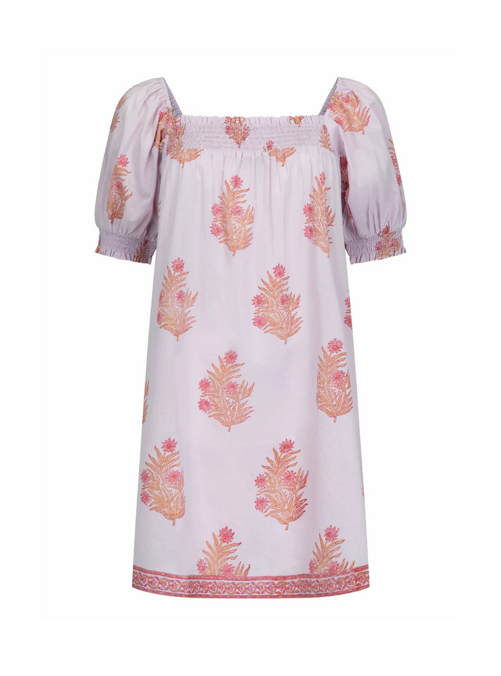 Abigail Smock Dress - Lavender