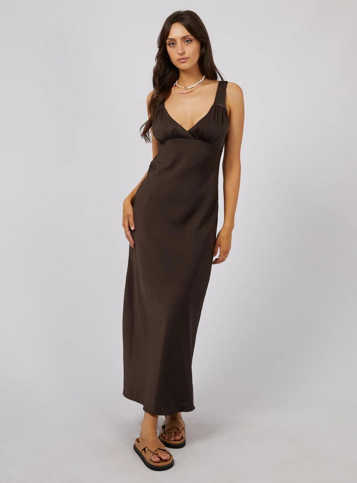 Aire Maxi Dress - Brown