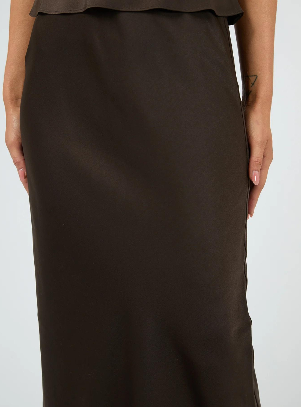 Aire Maxi Skirt - Brown