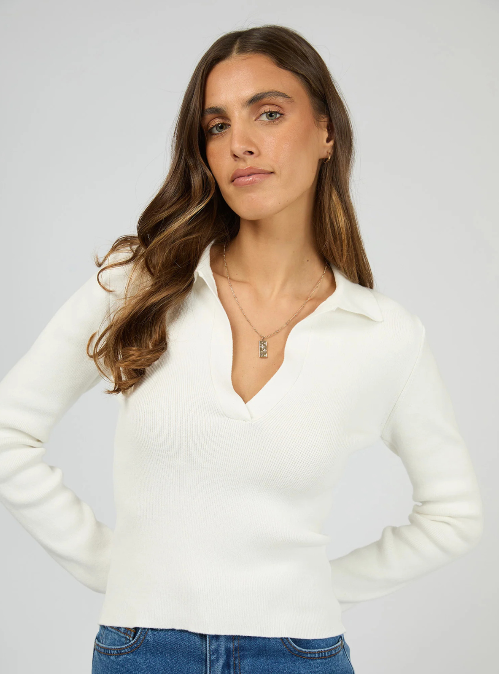 Cecilia Knit - Vintage White