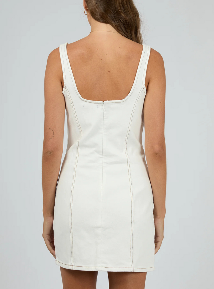 Alexandra Mini Dress - Vintage White