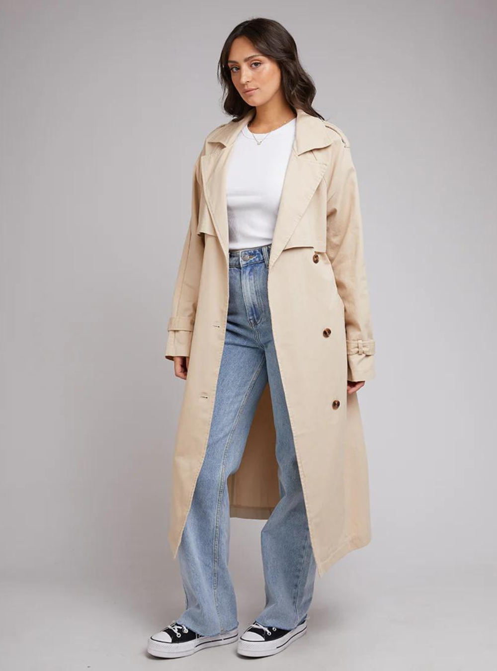 Emerson Trench Coat - Tan