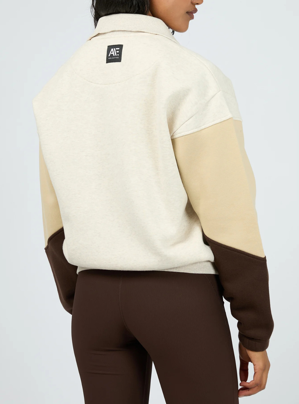 Savannah Panel 1/4 Zip - Oat