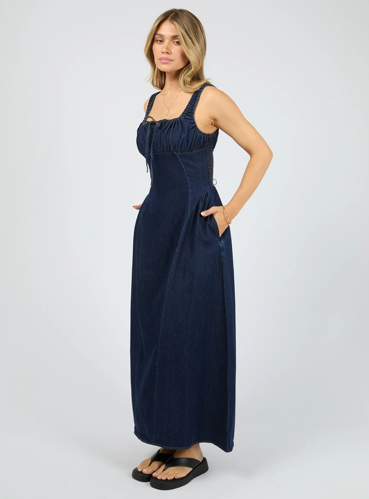 Poppy Denim Dress - Indigo