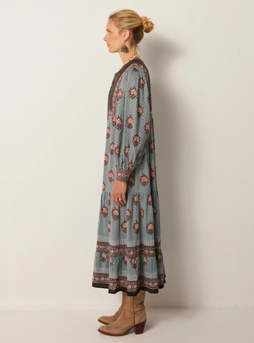 Allegra Dress - Cerulean Mist