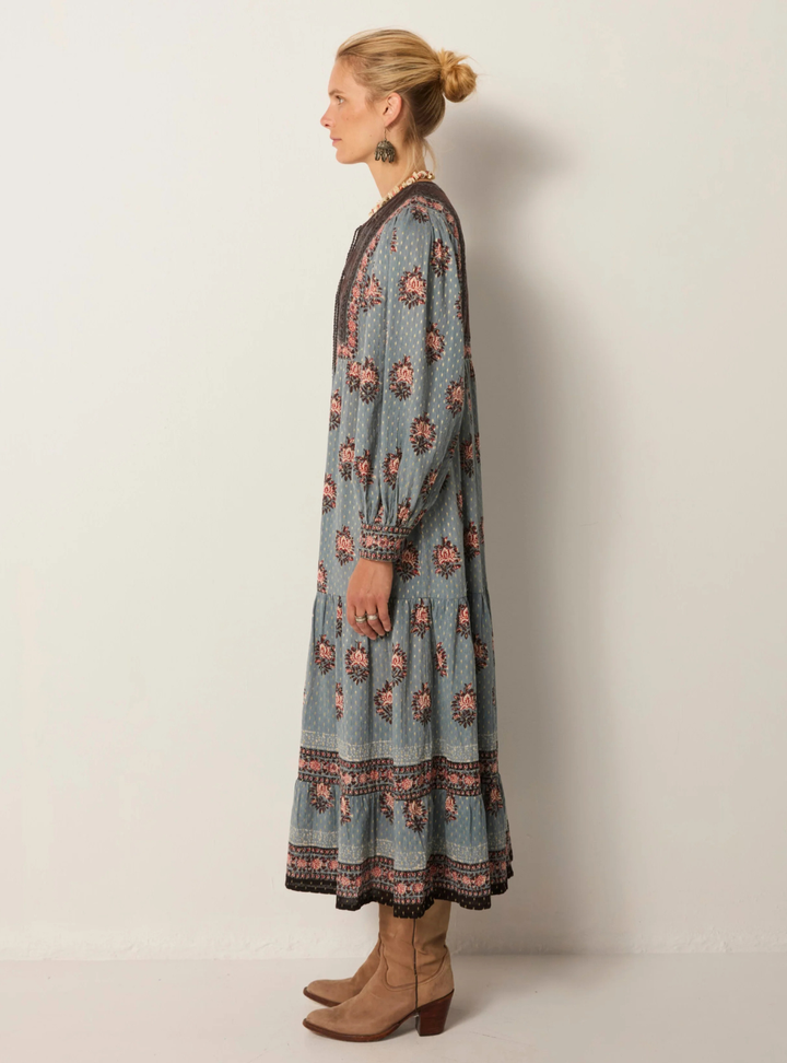 Allegra Dress - Cerulean Mist