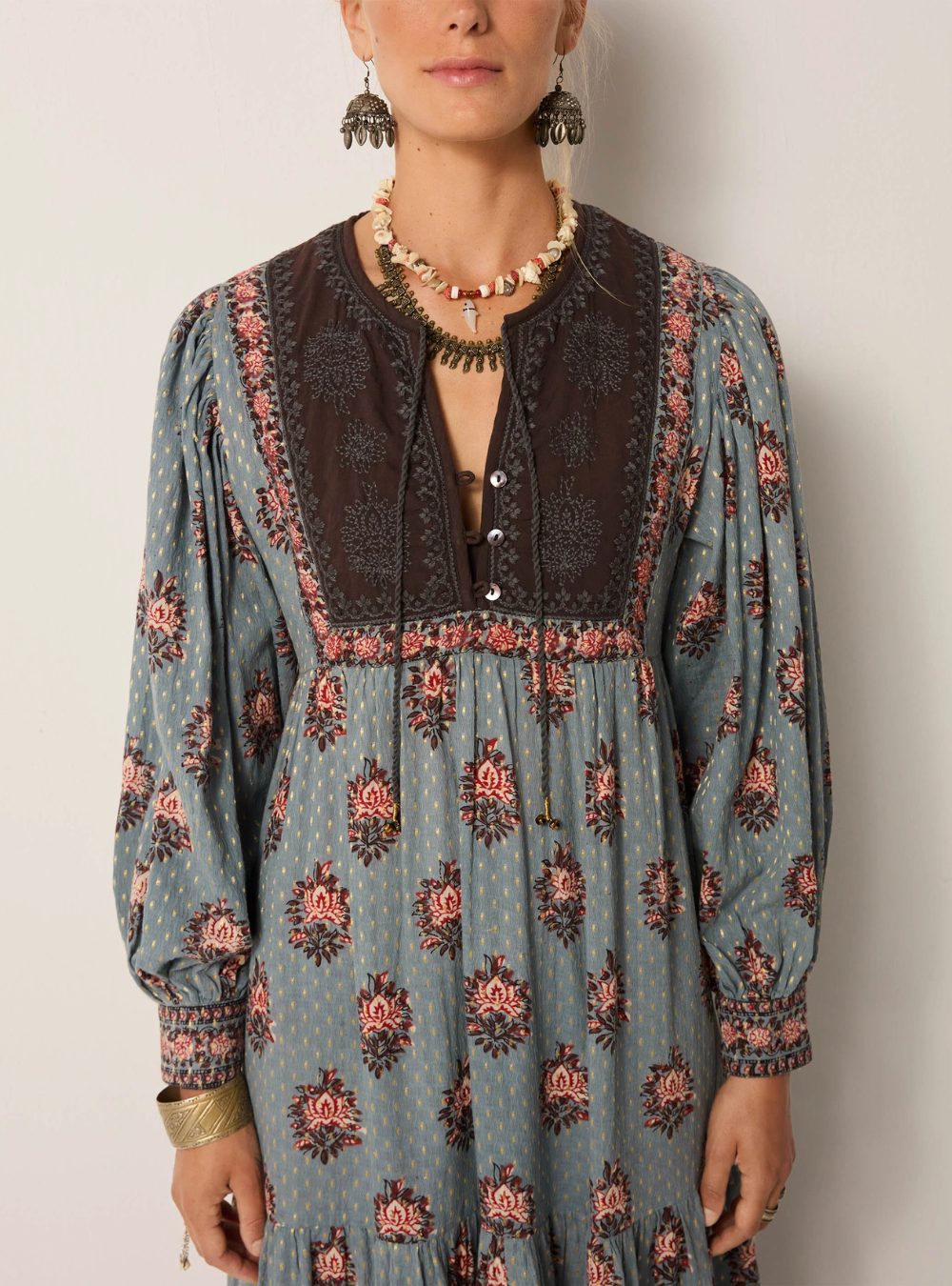 Allegra Dress - Cerulean Mist