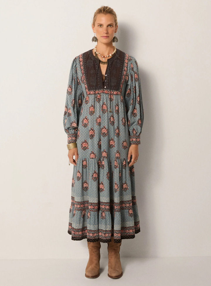 Allegra Dress - Cerulean Mist