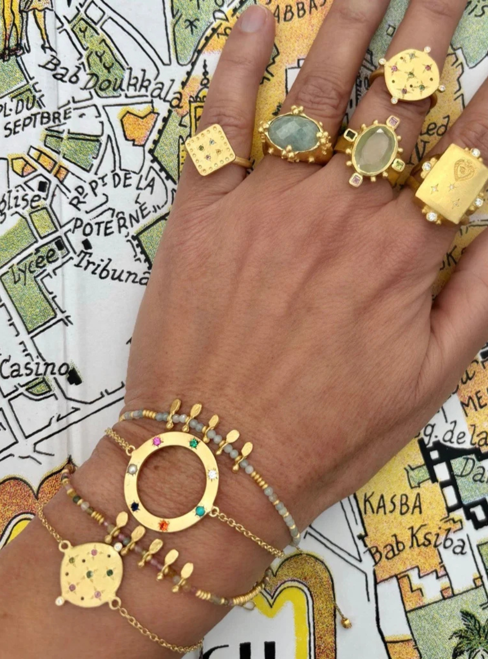 Beldi Bracelet - Amazonite