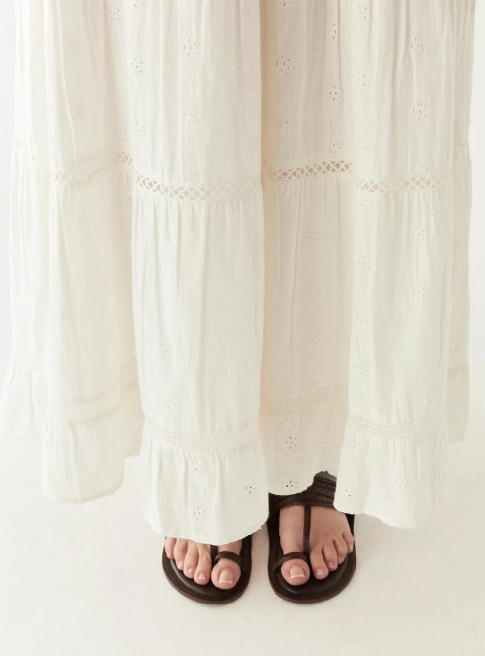 Amalia Dress - Mosaique Ivory