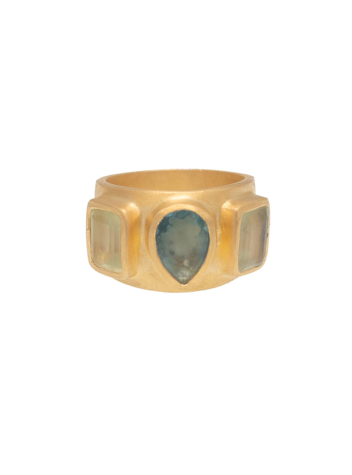 Anokhi Ring - Green Apatite