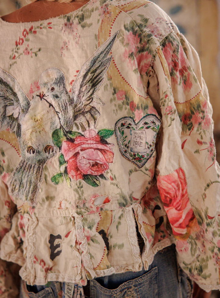 Magnolia Pearl Floral Appliqué Monique Jacket 662 - Perianth