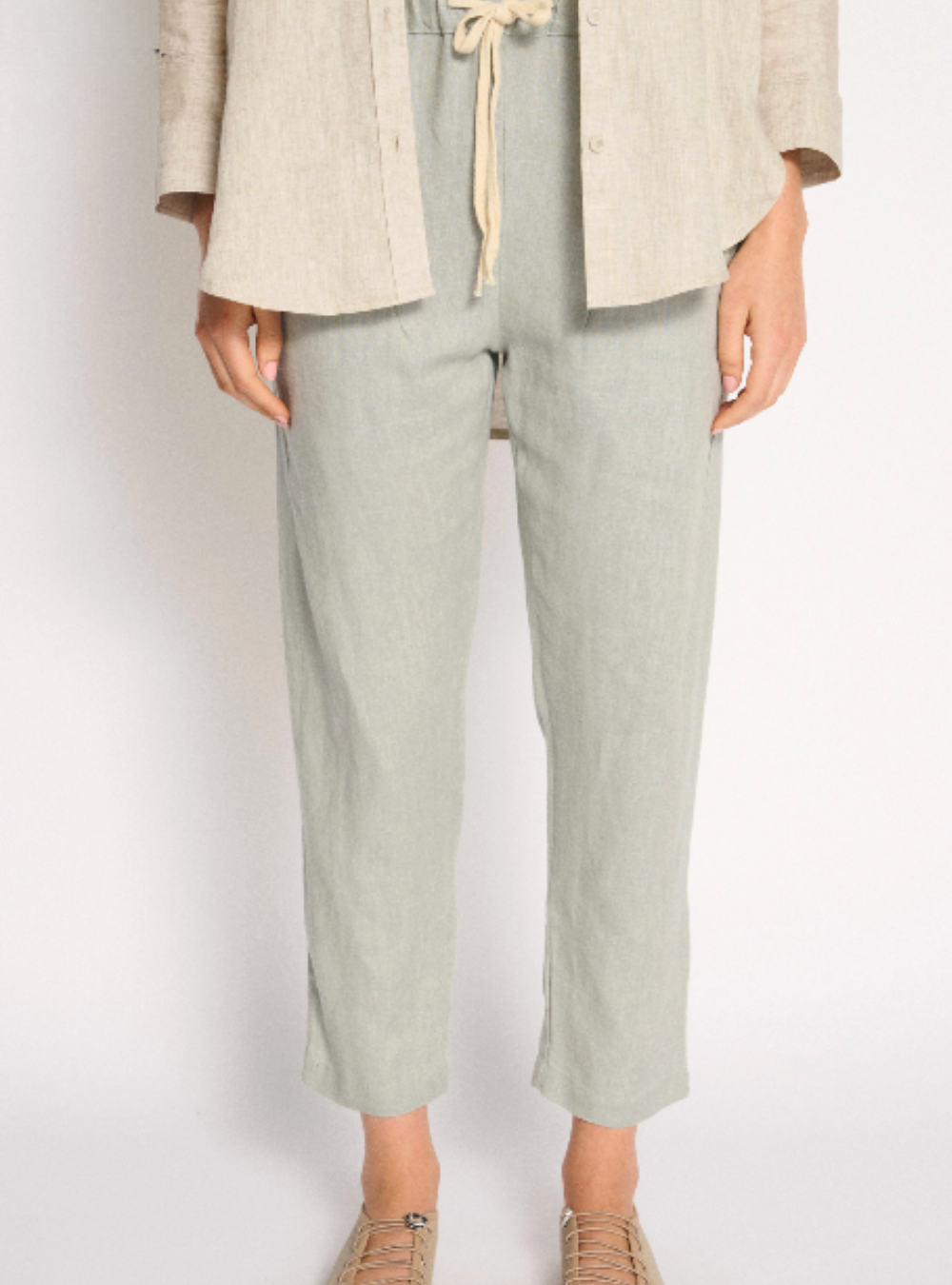 Luxe Pants - Dusty Aqua