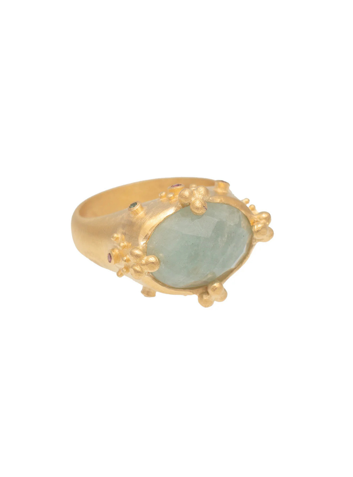 Atlas Ring - Aquamarine