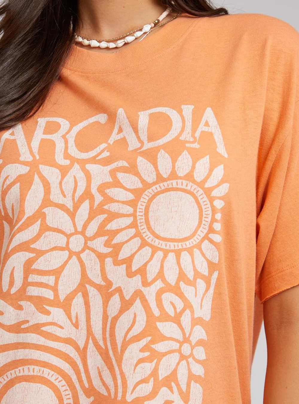 Arcadia Tee - Peach