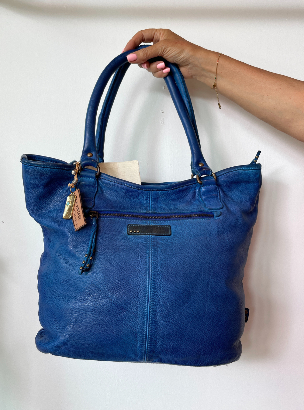 Brunswick Tote - Soda Blue