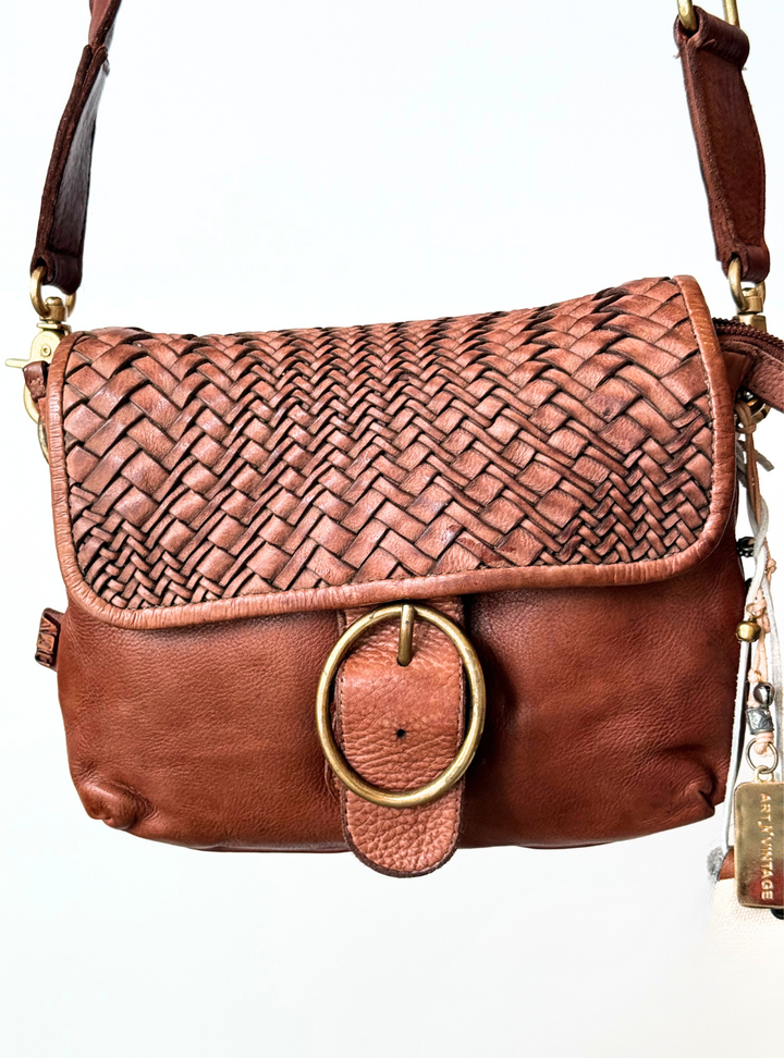 Tosca Foldover Bag - Oak