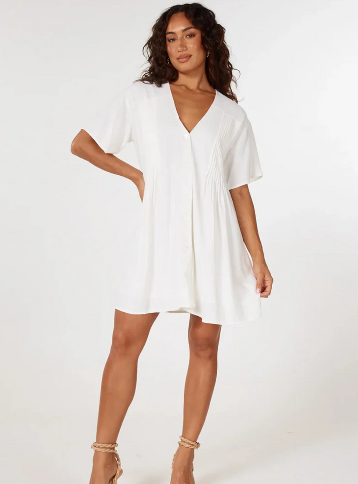 Asha Mini Dress - White