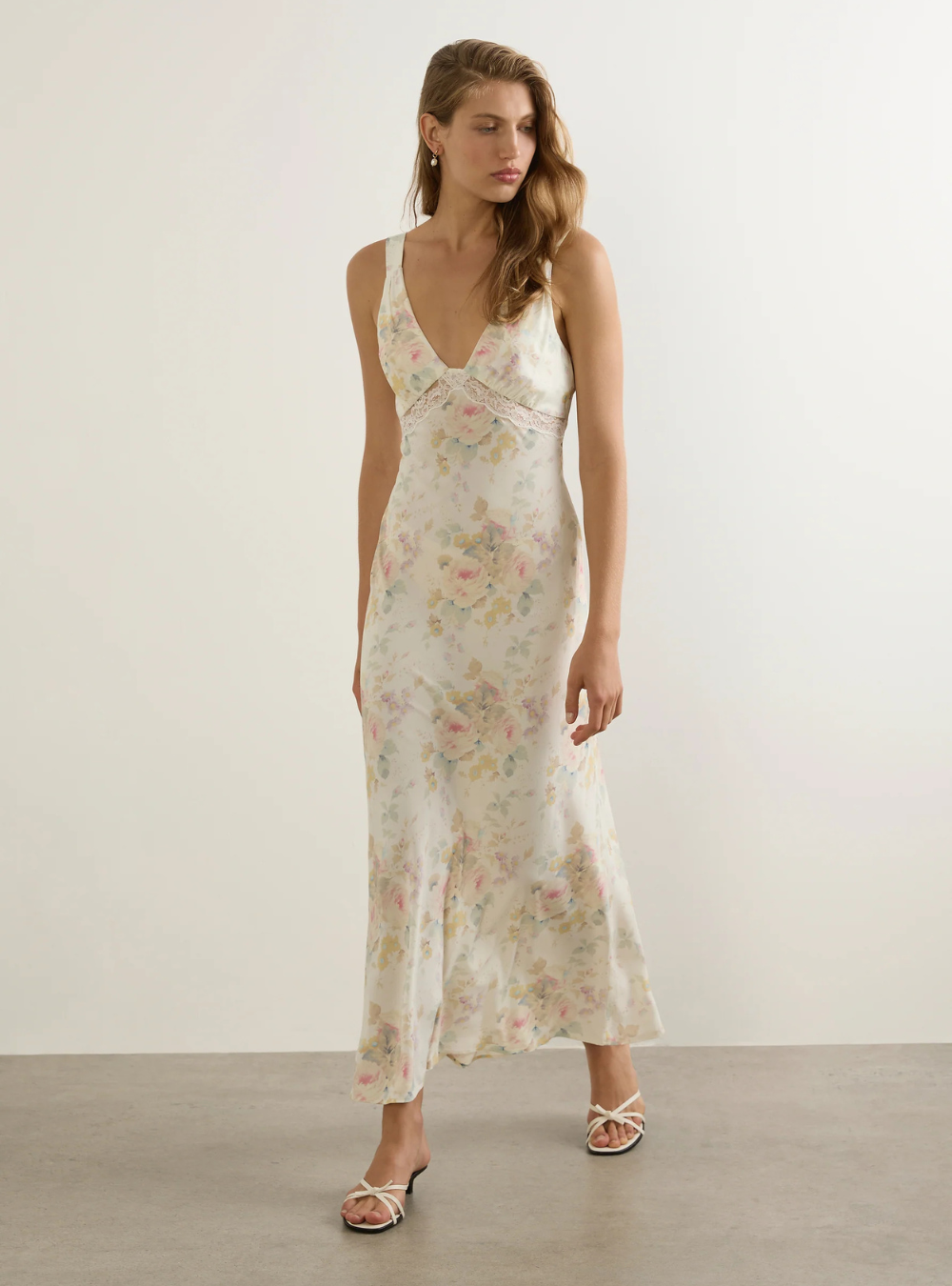 Aurelia Midi Dress - Opaline