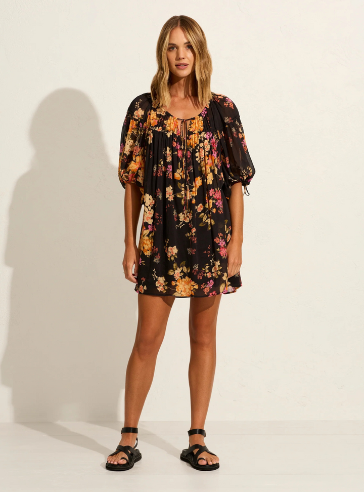 Autumn Mini Dress - Elisabeth Black