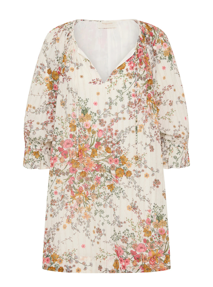 Carlota Mini Dress - White Whisper Floral