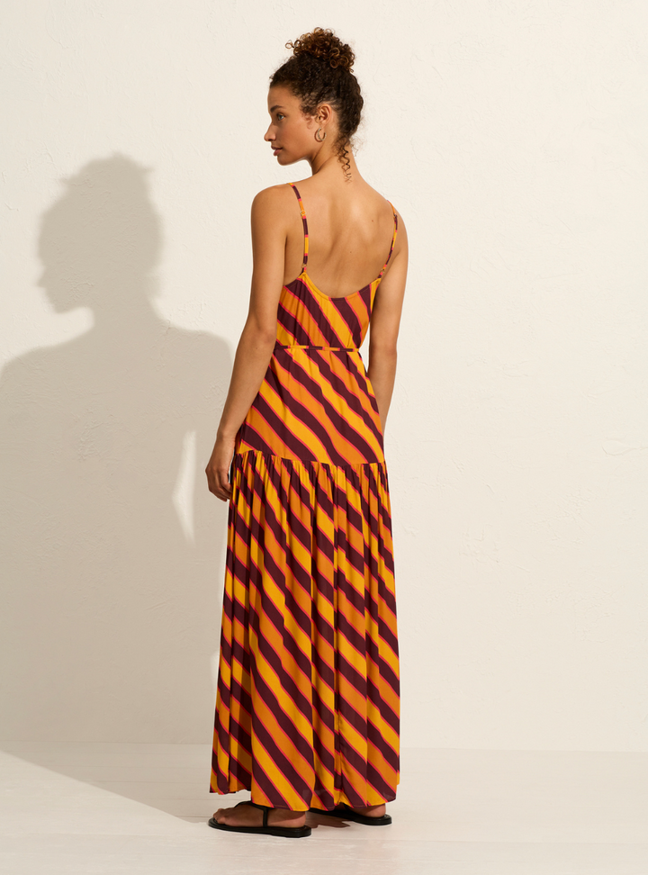 Elowen Maxi Dress - Cicely Stripe