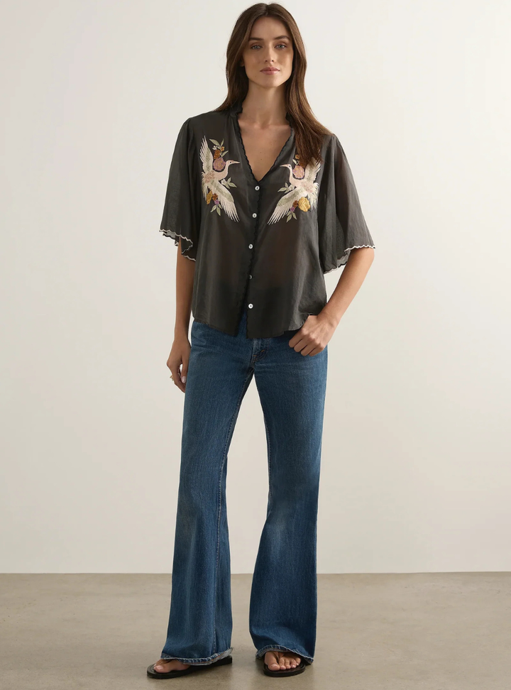 Zoe Embroidered Blouse