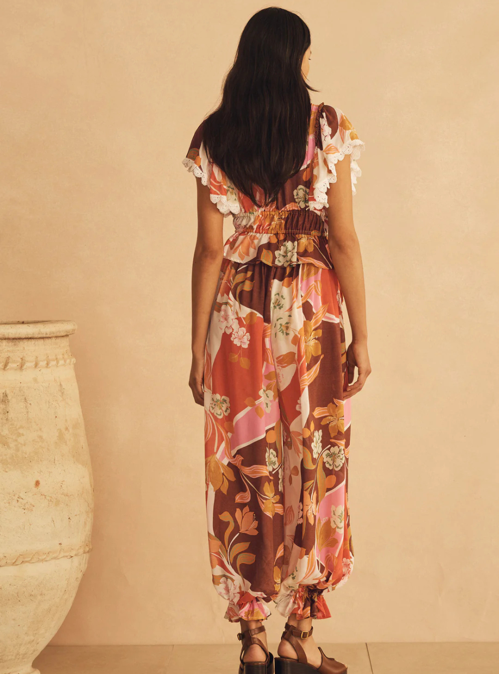Lucca Silk Blousson Pant