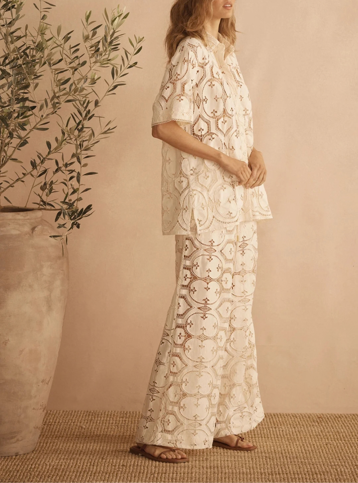 Reliquia Gathered Wide Leg Pant