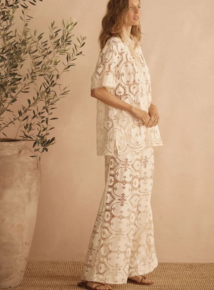 Reliquia Gathered Wide Leg Pant